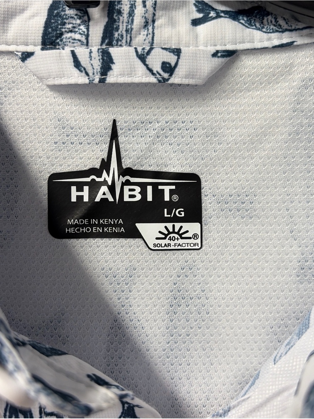 Habit Outdoor Vented Short Sleeve Button-Up Shirt Pockets Men’s Size Large NEW - Picture 3 of 8